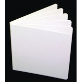 White Hardcover Blank Book 11x8-1/2