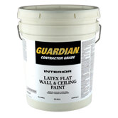 5 Gallons Flat White Contractor Grade Interior Latex Wall & Ceilin