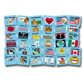 Calendar Cover-ups Holiday 36/pk