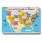 Jumbo Map Pad Us Labeled 30/pk