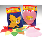 Tissue Shapes 180 6 Hearts In Red