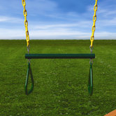 Trapeze Bar with Rings in Green