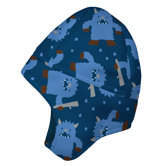Winter Wear Fleece Earwarmer Cap in Navy Yeti