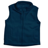 Winter Wear Fleece Vest in Navy