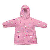 Lightweight Raincoat in Pink Umbrellas