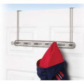 6-Hook Over-The-Door Armstrong Rack in Black