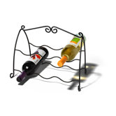 Scroll 6 Bottle Wine Rack