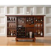 Cambridge Expandable Bar Cabinet in Classic Cherry
