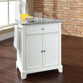 Newport Kitchen Island with Granite Top