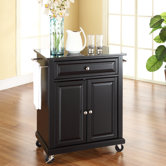 Kitchen Cart with Granite Top