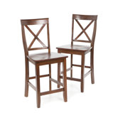 X-Back 24" Barstool in Vintage Mahogany