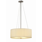 Organic Modern Lunar Drum Pendant Shade