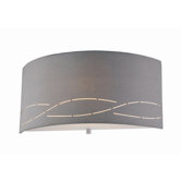 Silver Laser 1 Light Wall Sconce