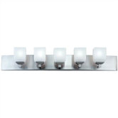 Radius  Vanity Light in Satin Nickel