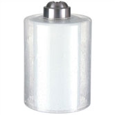 Cylinder-Shaped Glass Mini Pendant Shade in Etched White Opal