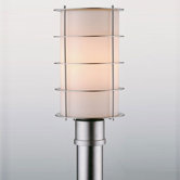 Hollywood Hills Outdoor Lantern in Vista Silver