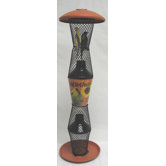 No / No Sunflower Tube Feeder in Terra Cotta