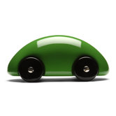 Streamliner Classic Car in Green