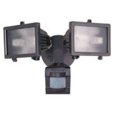 200 Watt Motion Activated Twin Security Light in Bronze