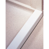 Aluminum Removable Threshold in White