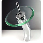 Cascata Waterfall Single Hole Bathroom Faucet with Single Handle
