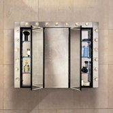PL Series 36" Beveled Tri View Medicine Cabinet