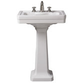 Lutezia II 28" Pedestal Bathroom Sink