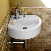 Solutions Small Corner Bathroom Sink