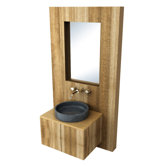 Tetsu 28" Wall System Set with Wood Top
