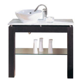 Kyomi Marble Table Bathroom Vanity Set