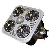 90 CFM Bathroom Fan with Heater and Light
