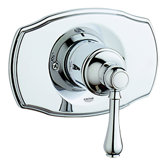 Geneva Pressure Balance Valve Trim with Lever Handle