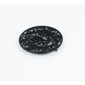 Octopus and Fish Trivet in Black