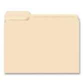 File Folder ,1/3" Left Tab, 1-Ply, 3/4" Exp.,Letter, 100 per Box, Manila