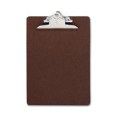 ClipboaRed, w/ Standard Metal Clip, 6"x9", Brown