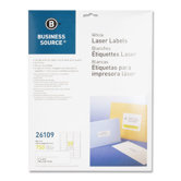 Mailing Labels, Laser, 1"x2-5/8", 750 per Pack, White