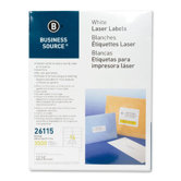 Mailing Labels, Laser, 1-1/3"x4", 3500 per Pack, White