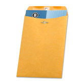 Clasp Envelopes,28 lb.,6-1/2"x9-1/2",100 per Box,Brown Kraft