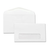 Window Envelope, No. 6-3/4", 3-5/8"x6-1/2", 500 per Box, White