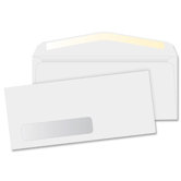 Window Envelopes, No 10., Side Seam, 4-1/8"x9-1/2", 500 per Box, White