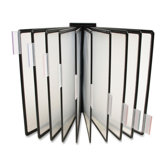 Basic Catalog Display Racks, 20 Documents, Black