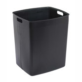 Receptacle Rigid Liner,45 Gallon,20-1/2"x24-1/4"x21-1/2",BK