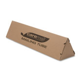 Triangle Mailing Tubes,2X18", 12/PK, Brown Kraft