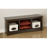 Fremont Wood Cubbie Storage Bench