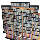 Quad Wall Mouted Multimedia Storage Rack