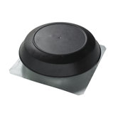 Attic Ventilator with Dome in Black
