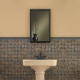 Speciality Recessed Cabinet with Magnetic Soft Close Door Closure System in Oil Rubbed Bronze
