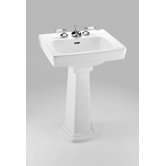 Promenade Pedestal Bathroom Sink with Single Hole