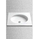 Curva Undercounter Bathroom Sink with Overflow