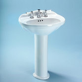 Whitney Bathroom Sink - Pedestal Only